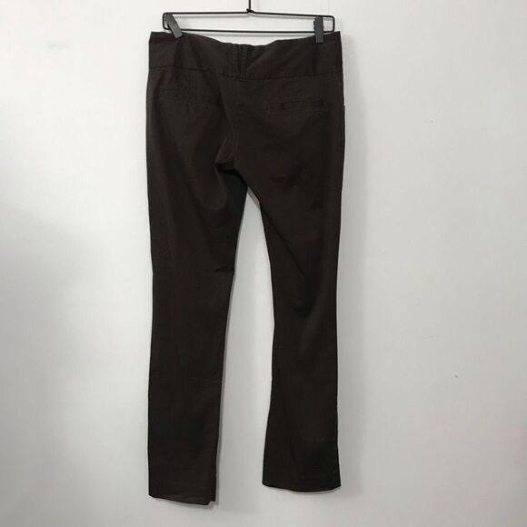 Old Navy Stretch Brown dress pants trousers size 8 - Picture 2 of 9